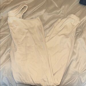 Cream Jogger Pants